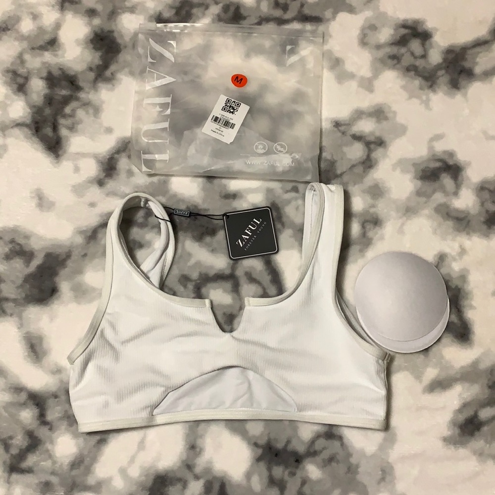 ZAFUL NWT cutout Bikini top